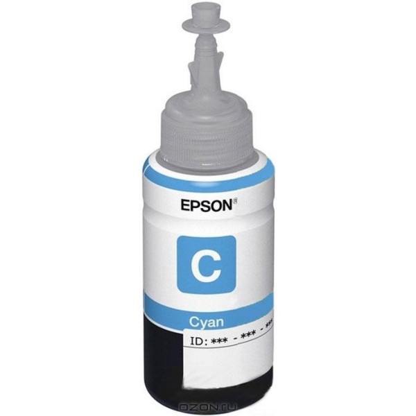 Bouteille d'encre Epson T664 Cyan