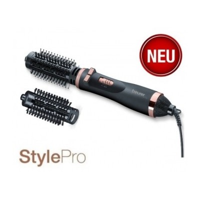 Beurer HT80; Brosse soufflante rotative 2 temps, 2vitesses, 1000W, Noir et Marron