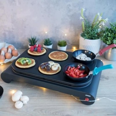Appareil 3 en 1 crépière wok&grill LIVOO DOM200 Tunisie