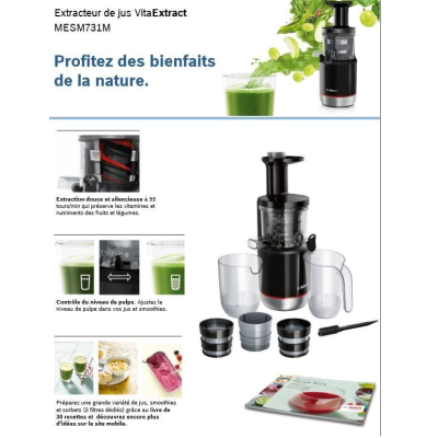 Exracteur de jus BOSCH MESM731M Tunisie
