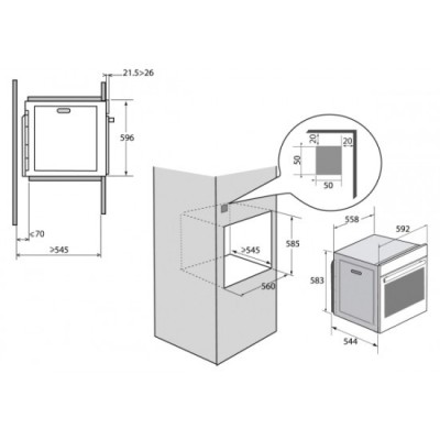 Brandt BXC5332X