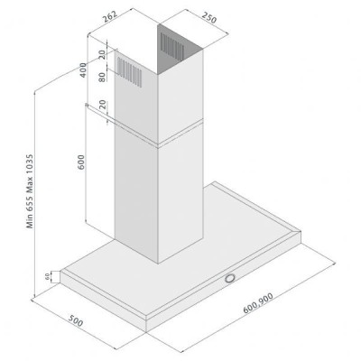 Hotte pyramidale Silverline 3170LX.90 Tunisie