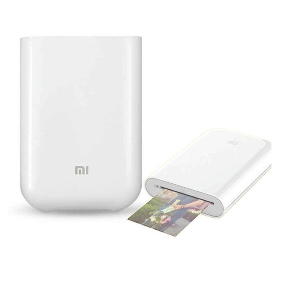 Pack Xiaomi Mi Portable Photo Printer + Paquet de 20 feuilles de papier photo