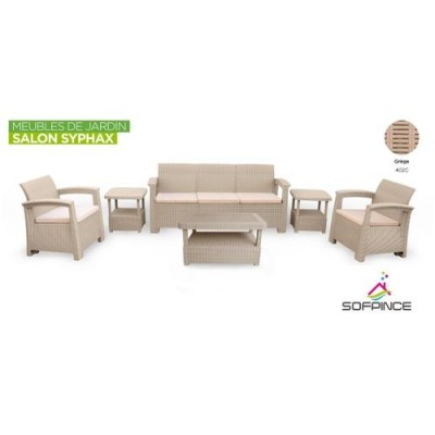 SOFPINCE SALON DE JARDIN SYPHAX 5 PLACES tunisie