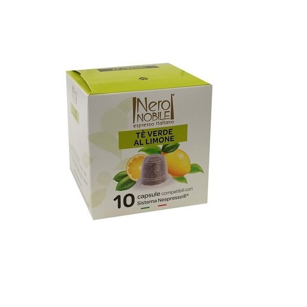 NeroNobile Thé vert au Citron 10 capsules 
