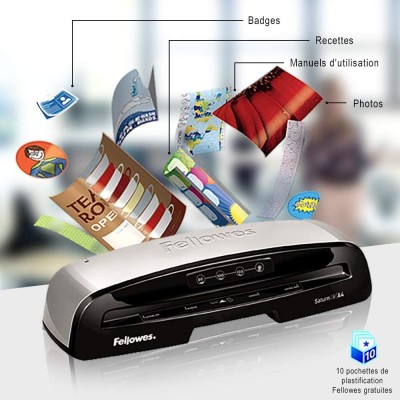 Plastifieuse A4 FELLOWES Laminator Saturn 3-Tunisie