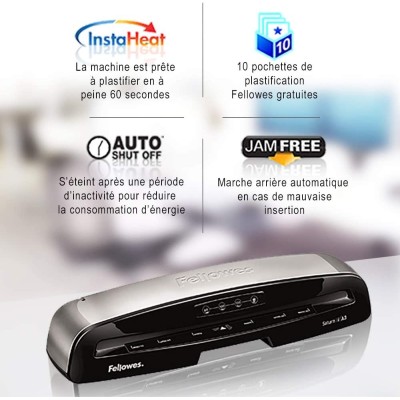 Plastifieuse A3 FELLOWES Laminator Saturn 3  FEL-PLAS17 5736001-Tunisie