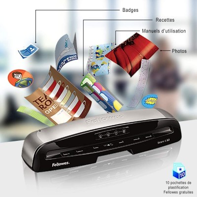Plastifieuse A3 FELLOWES Laminator Saturn 3  FEL-PLAS17 5736001-Tunisie