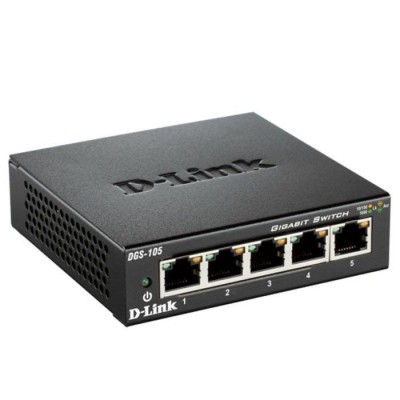 SWITCH D-LINK DGS-105E 5 PORTS 10/100/1000 MBPS-Tunisie 