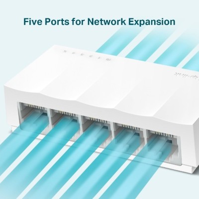 SWITCH DE BUREAU TP-LINK LS1005 5 PORTS 10/100 MBPS-Tunisie 