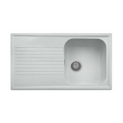 Evier un seul bac plus egoutoir Plados Atlantic PL0861 UG58 Tunisie