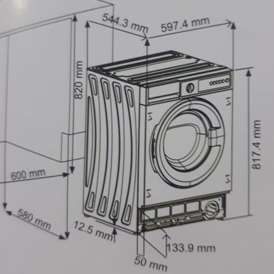 Lave linge encastrable Premium ALLE81400.W01 Tunisie