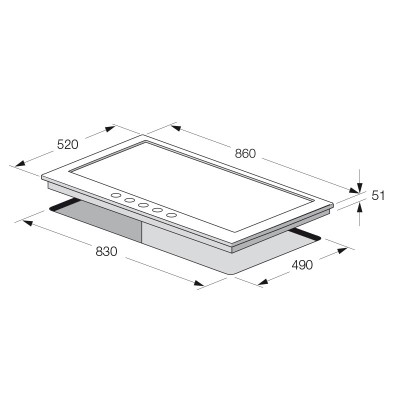 Table de cuisson Focus F.40789X Tunisie