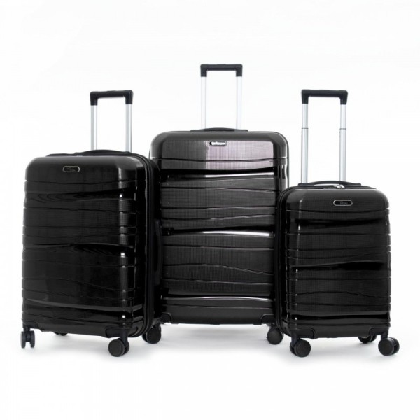 Titou Set 3 valises Noir  