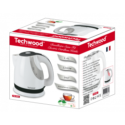 Bouilloire électrique Techwood TB-1626 Tunisie