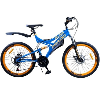 PRADO BICYCLETTE VTT BLISS 24\" Bleu & orange