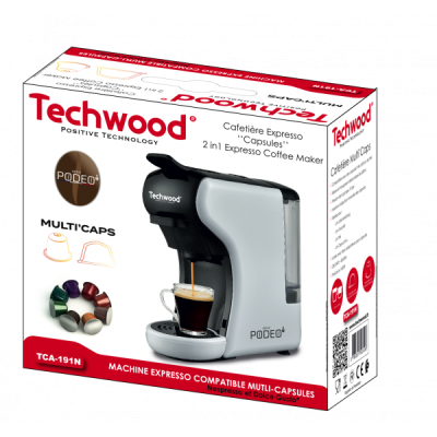 Techwood TCA-191N Nespresso&Dolcé Gusto Tunisie