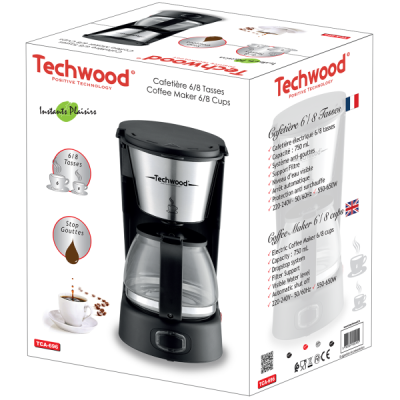 Cafetière électrique Techwood TCA-696 Tunisie