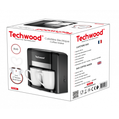Cafetière Duo Techwood TCA-206 Tunisie 