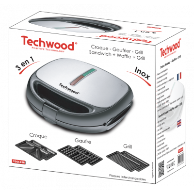 Gaufrier électrique Techwood TGCI-836 Tunisie