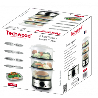 Cuiseur à vapeur Techwood TCV-750 Tunisie