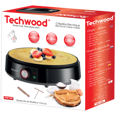 Crêpière Techwood TCP-166 Tunisie