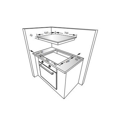 Table de cuisson encastrable Silverline CS5364W01.FFD Tunisie
