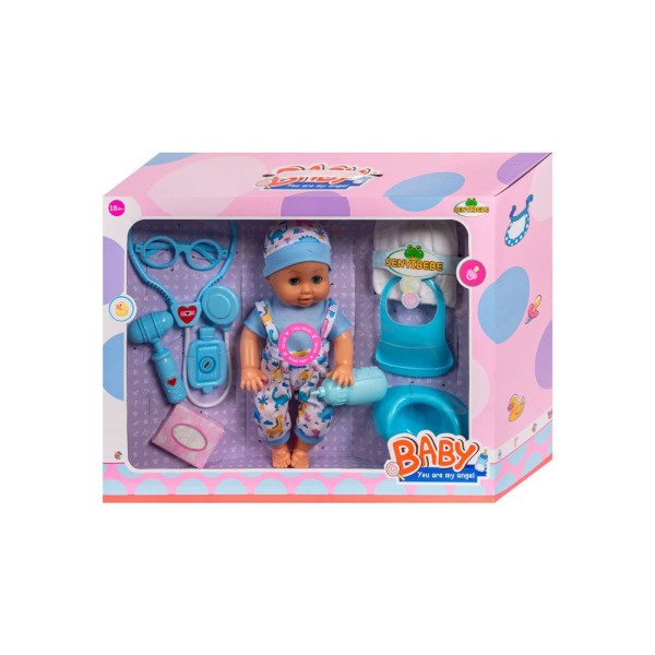 Coffret Poupée 15\" avec accesoires SY032