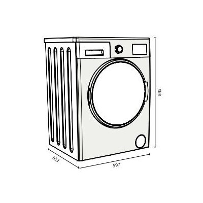 Lave-Linge Pose libre QUADRA 1411 Tunisie
