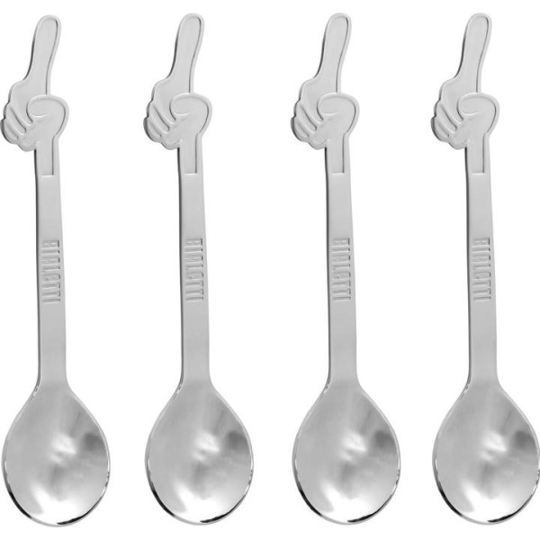 Bialetti Ensemble de 4 cuillères