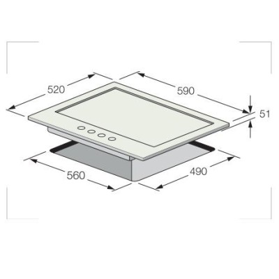 Plaque de cuisson Focus F.402X Tunisie 